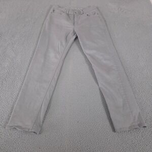 Devil-Dog Pants Men 32x34 Grey Athletic Tapered Stretch Athletic Metal Dungarees